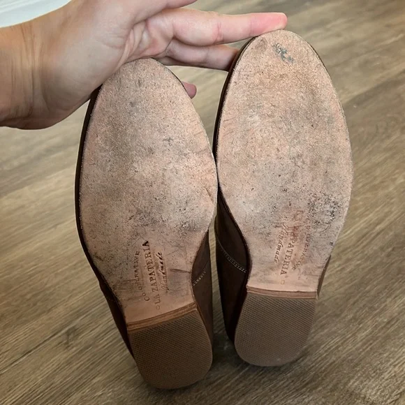 LA Zapateria Handmade Brown Snap Button Leather Booties - Picture 9 of 13